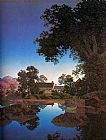 Maxfield Parrish Evening Shadows painting